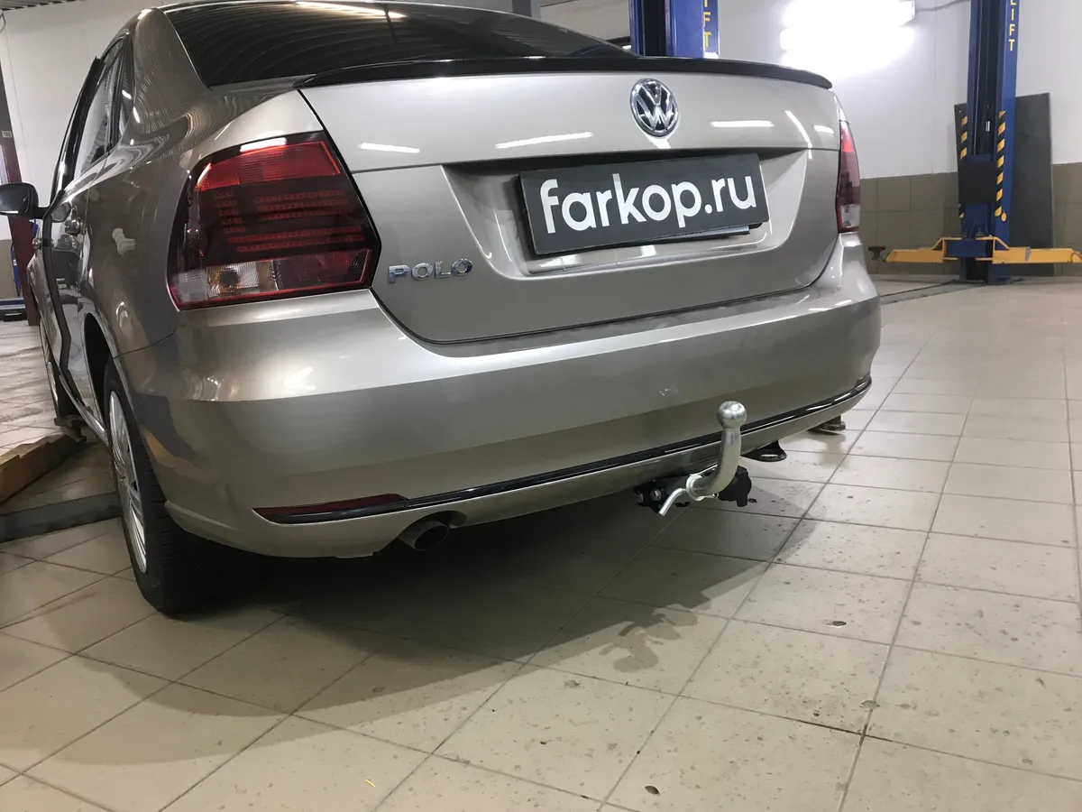 Фаркоп Лидер Плюс для Volkswagen Polo (седан) 2010-2020 V125-BA в Омск