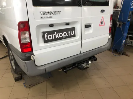 Фаркоп Лидер Плюс для Ford Transit (фургон) 2000-2014, (для а/м со ступенькой, без ступеньки) F116-F в Омск