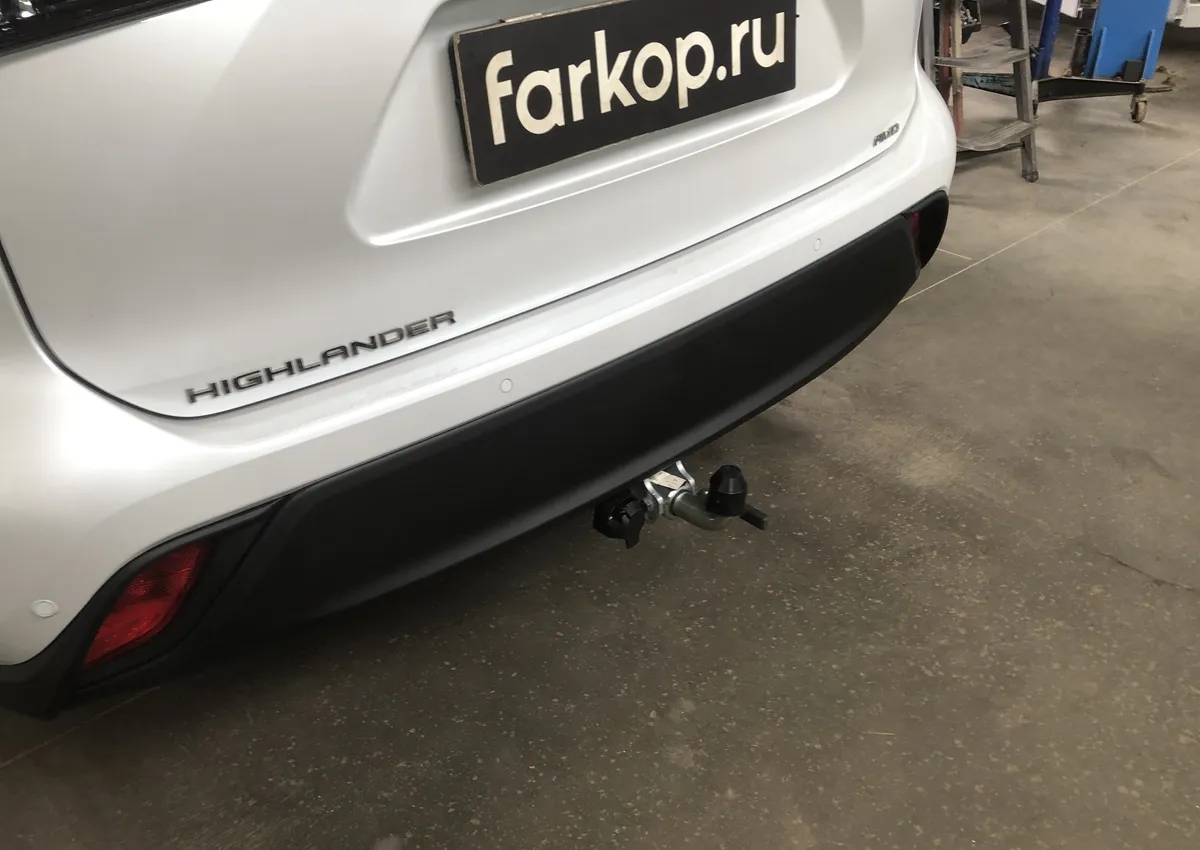 Фаркоп Galia для Toyota Highlander 2019-2026 T077C в Омск Фаркоп Galia для Toyota Highlander 2019-2026 T077C в Омск