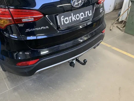 Фаркоп Лидер Плюс для Hyundai Santa Fe 2012-2018, (вкл.Grand) H224-A в Омск