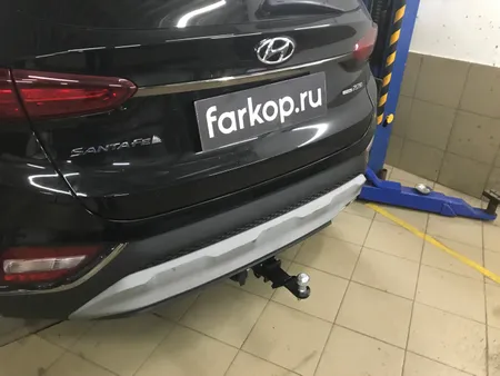 Фаркоп Лидер Плюс для Hyundai Santa Fe 2018-2022 Арт. H230-E H230-E в Омск
