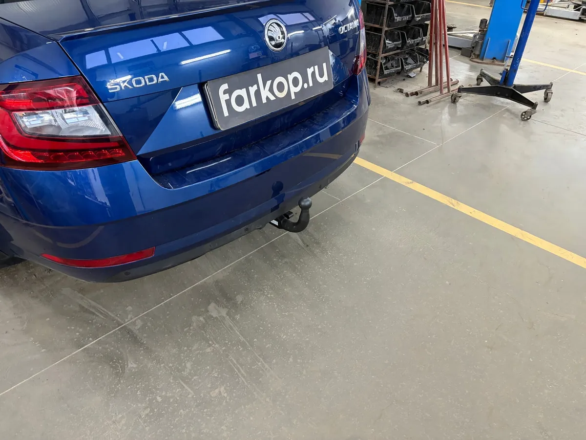 Фаркоп Steinhof для Skoda Octavia 2012-2020 V-063 в Омск Фаркоп Steinhof для Skoda Octavia 2012-2020 V-063 в Омск