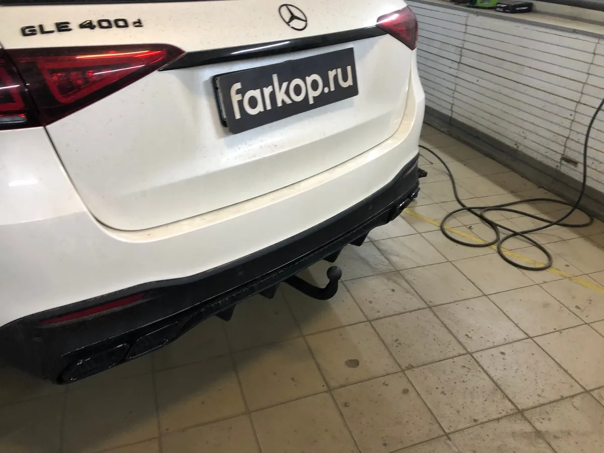 Фаркоп Steinhof для Mercedes GLE 2019- M-167 в Омск Фаркоп Steinhof для Mercedes GLE 2019- M-167 в Омск