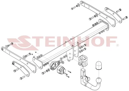 Фаркоп Steinhof для Audi Q5 2026- A-112 в Омск