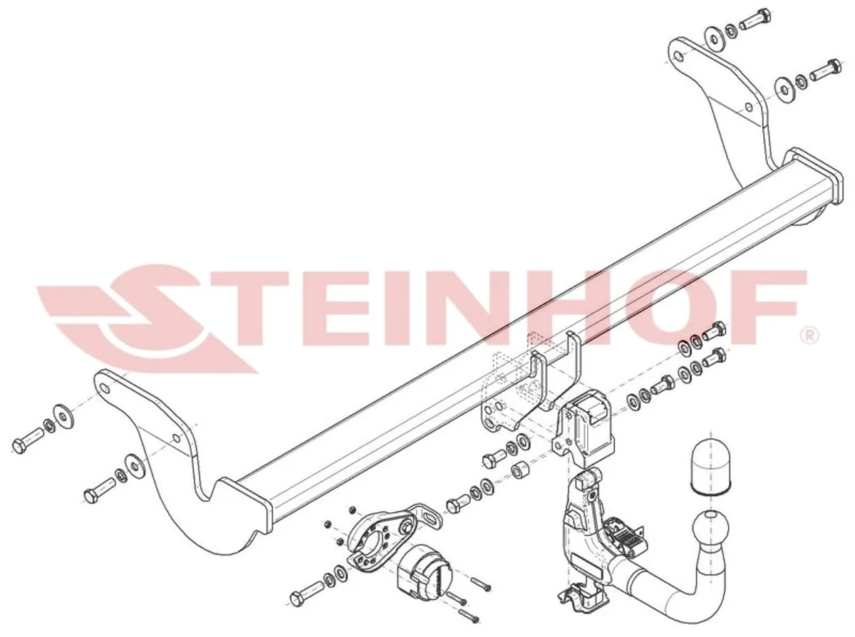 Фаркоп Steinhof для Lexus RX 2022- Арт. L-176 L-176 в Омск Фаркоп Steinhof для Lexus RX 2022- Арт. L-176 L-176 в Омск