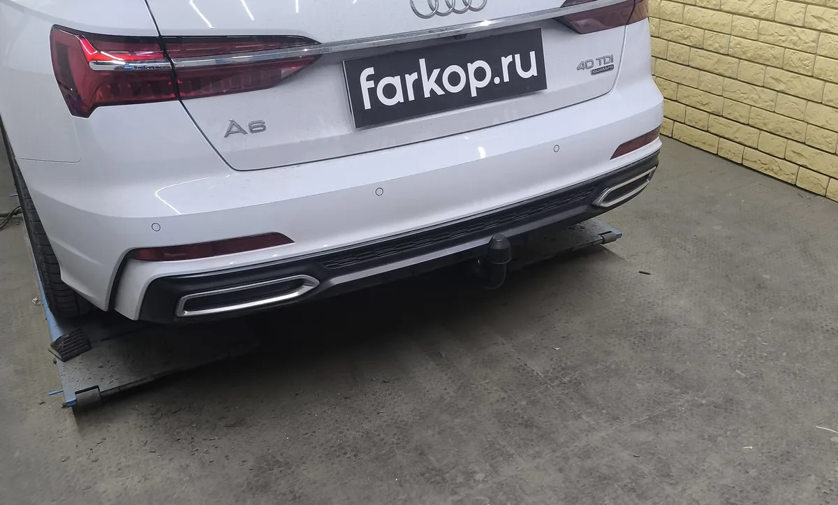 Фаркоп Galia для Audi A6 (седан, универсал) 2018- A051V в Омск Фаркоп Galia для Audi A6 (седан, универсал) 2018- A051V в Омск