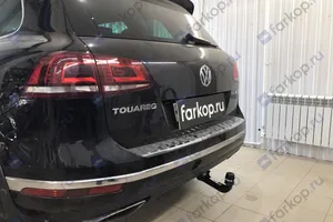 Установили фаркоп Wesfalia для Volkswagen Touareg 2018 г.
