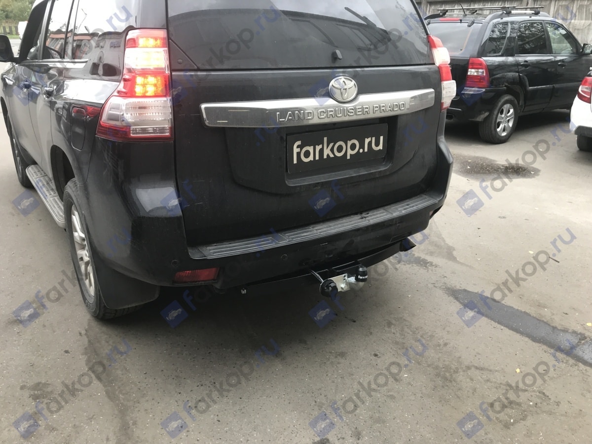 Установили фаркоп Лидер Плюс для Toyota Land Cruiser Prado J150 2009 г.в.